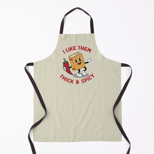 Item preview, Thick & Spicy Book Lover | Funny Bookish Reading Pun designed and sold by Hallowed Artistry.