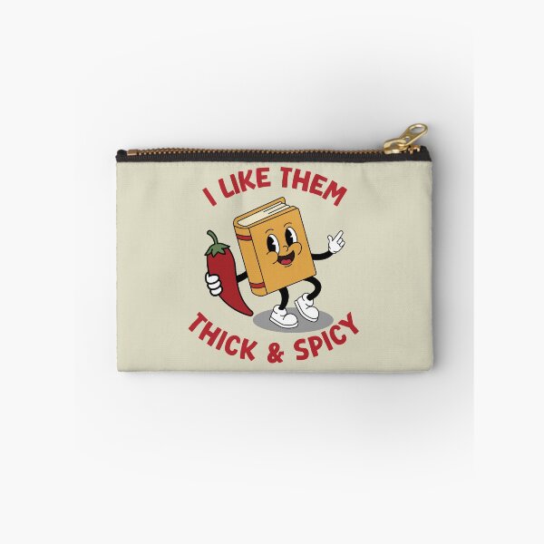 Item preview, Thick & Spicy Book Lover | Funny Bookish Reading Pun designed and sold by Hallowed Artistry.