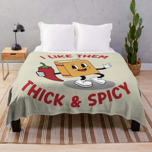 Item preview, Thick & Spicy Book Lover | Funny Bookish Reading Pun designed and sold by Hallowed Artistry.