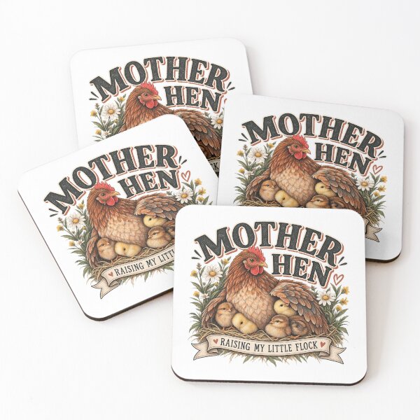 Item preview, Mother Hen Raising My Little Flock – Chicken Mom, Farm Mama & Motherhood Design  designed and sold by InkBarn.