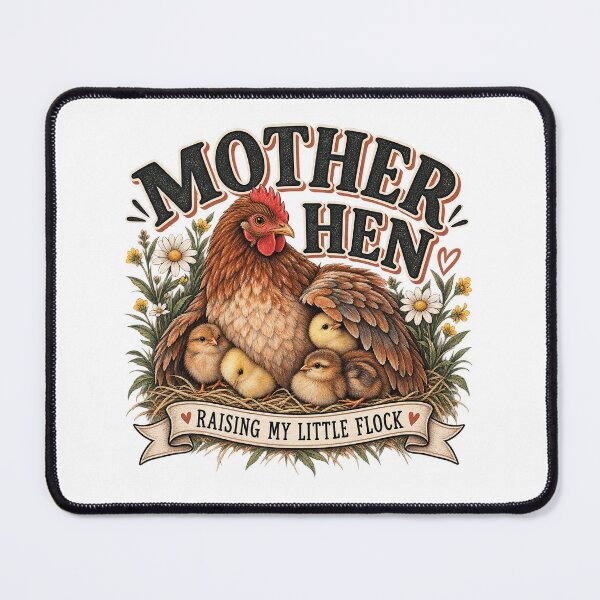 Item preview, Mother Hen Raising My Little Flock – Chicken Mom, Farm Mama & Motherhood Design  designed and sold by InkBarn.