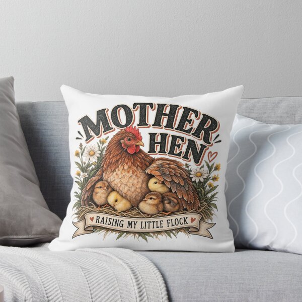 Item preview, Mother Hen Raising My Little Flock – Chicken Mom, Farm Mama & Motherhood Design  designed and sold by InkBarn.