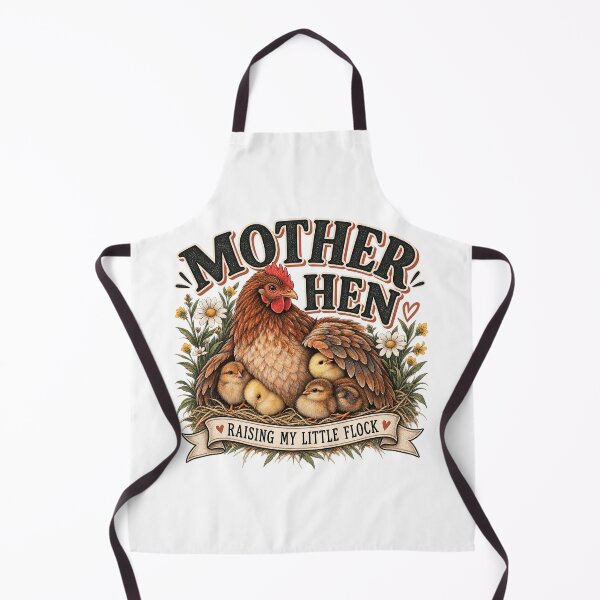Item preview, Mother Hen Raising My Little Flock – Chicken Mom, Farm Mama & Motherhood Design designed and sold by InkBarn.