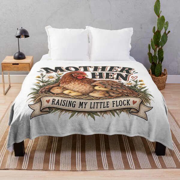 Item preview, Mother Hen Raising My Little Flock – Chicken Mom, Farm Mama & Motherhood Design designed and sold by InkBarn.