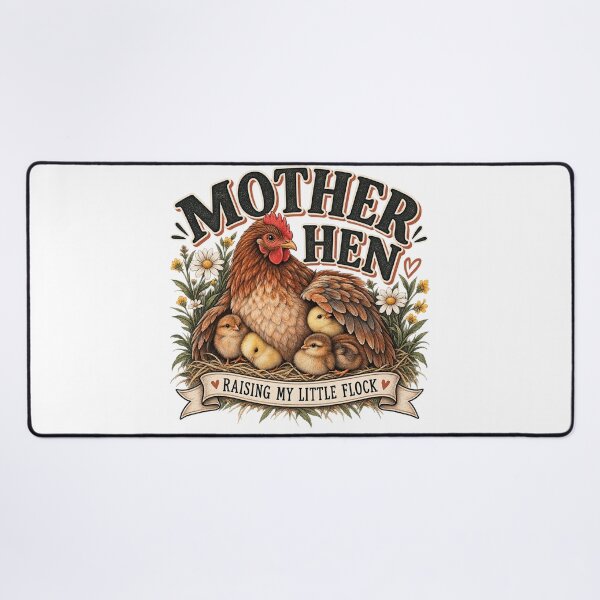 Item preview, Mother Hen Raising My Little Flock – Chicken Mom, Farm Mama & Motherhood Design  designed and sold by InkBarn.