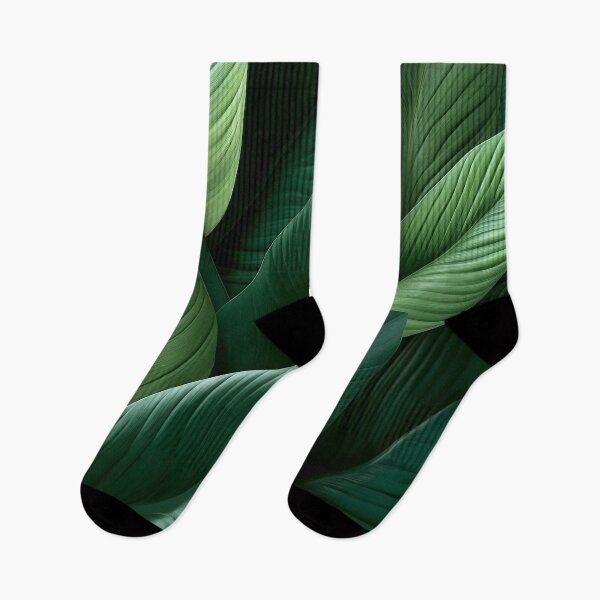 Item preview, Tropical Leaves Dark Green Layered Jungle Foliage designed and sold by Yoruhara.