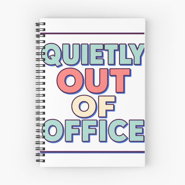Item preview, Quietly Out Of Office designed and sold by aihrgdesign.