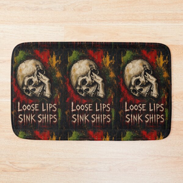 Item preview, Loose lips sink ships.  designed and sold by Eutrope d'Orange.