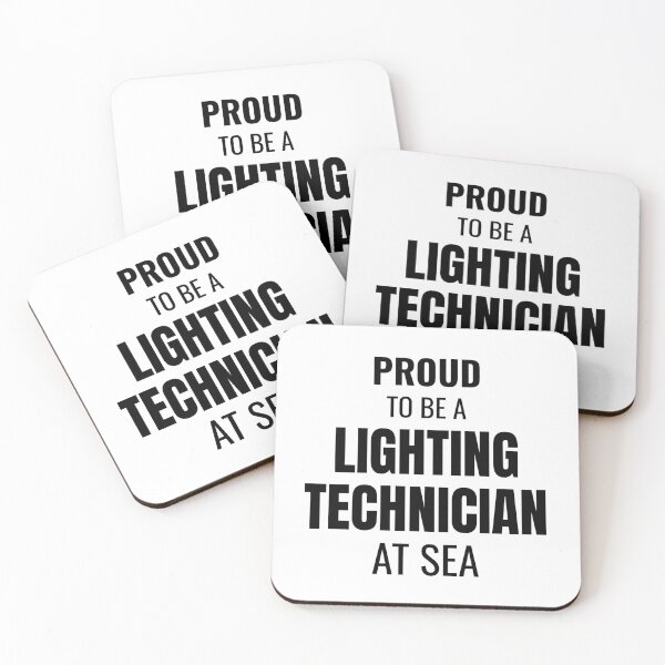 Item preview, Proud to be a Lighting Technician at Sea (Black) designed and sold by ShipCrewNation.