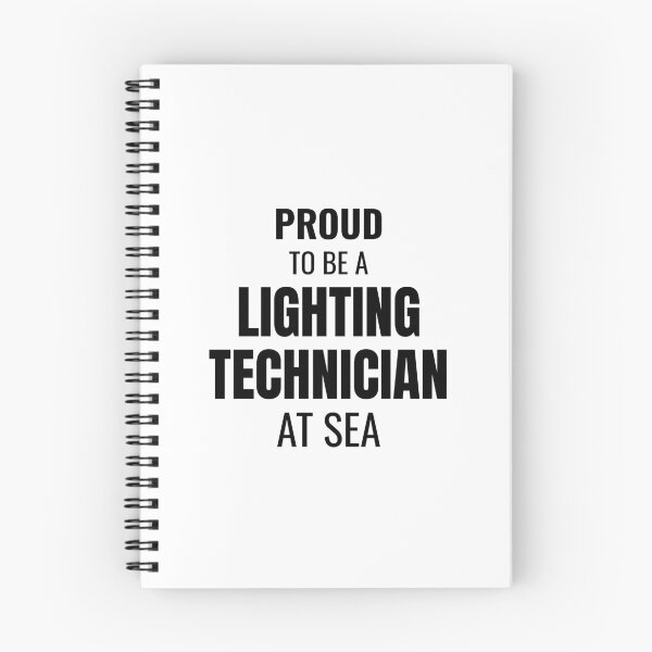 Item preview, Proud to be a Lighting Technician at Sea (Black) designed and sold by ShipCrewNation.