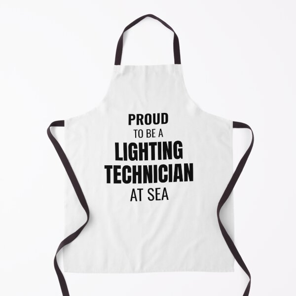 Item preview, Proud to be a Lighting Technician at Sea (Black) designed and sold by ShipCrewNation.