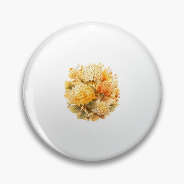 Item preview, Golden Hydrangea Botanical Art – Elegant Vintage Floral Design designed and sold by AMICO77.