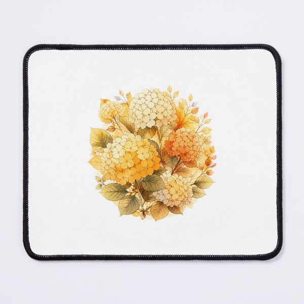 Item preview, Golden Hydrangea Botanical Art – Elegant Vintage Floral Design designed and sold by AMICO77.