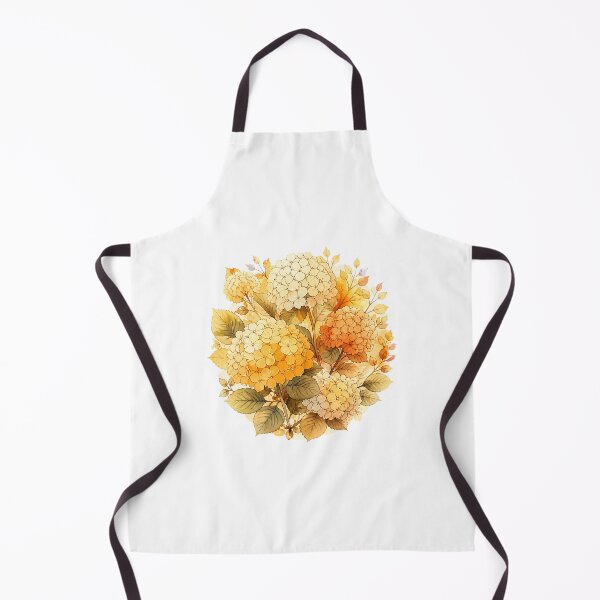 Item preview, Golden Hydrangea Botanical Art – Elegant Vintage Floral Design designed and sold by AMICO77.