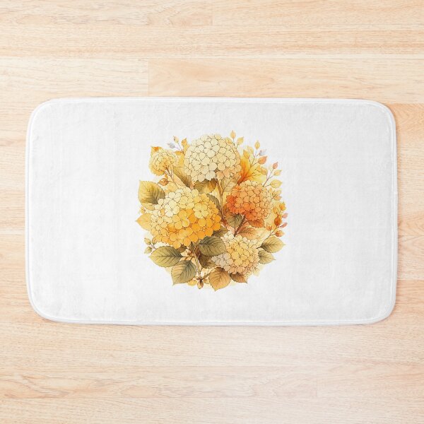 Item preview, Golden Hydrangea Botanical Art – Elegant Vintage Floral Design designed and sold by AMICO77.