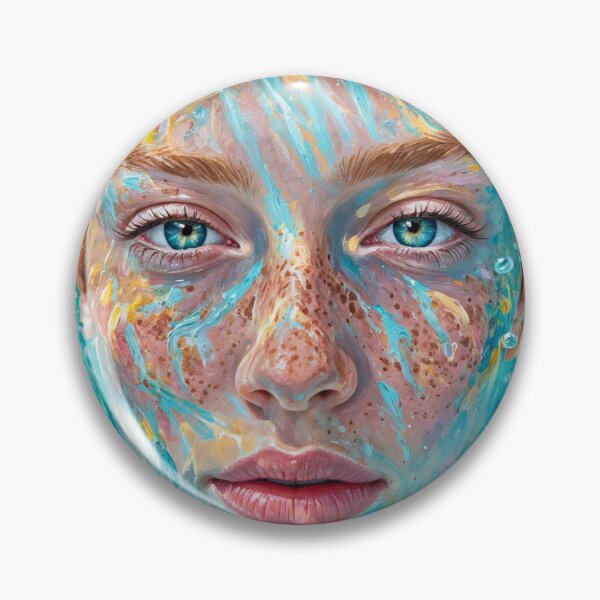 Item preview, Ethereal Submerged: Redhead in Turquoise Waters designed and sold by Surviving Monday Club.