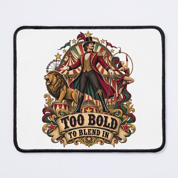 Item preview, Fearless Ringmaster & Roaring Lion Vintage Circus designed and sold by urbinet.