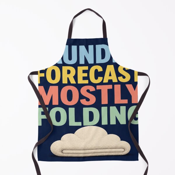 Item preview, Laundry Forecast Mostly Folding designed and sold by aihrgdesign.