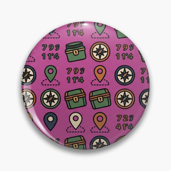 Item preview, Geocaching Icons All-Over Repeat Pattern Design designed and sold by Ninjacatoff.