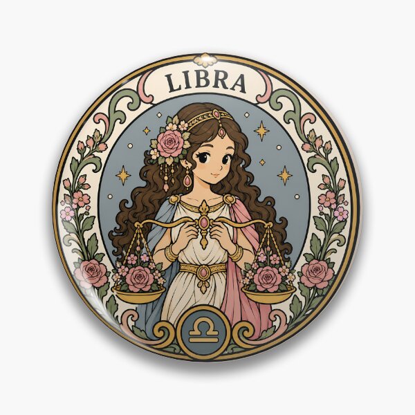 Item preview, Zodiac Sign Libra - The Scales designed and sold by FloreDreamStudio.