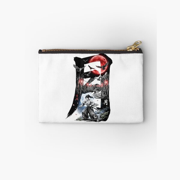 Item preview, Moon Kanji Japanese Samurai Warrior Blood Moon Anime Aesthetic designed and sold by mood-draftsman.