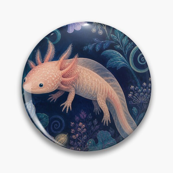 Item preview, Moonlit Axolotl Reed Garden designed and sold by aihrgdesign.