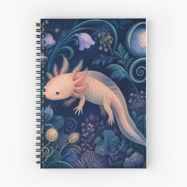 Item preview, Moonlit Axolotl Reed Garden designed and sold by aihrgdesign.