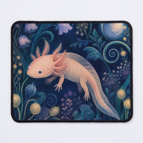 Item preview, Moonlit Axolotl Reed Garden designed and sold by aihrgdesign.