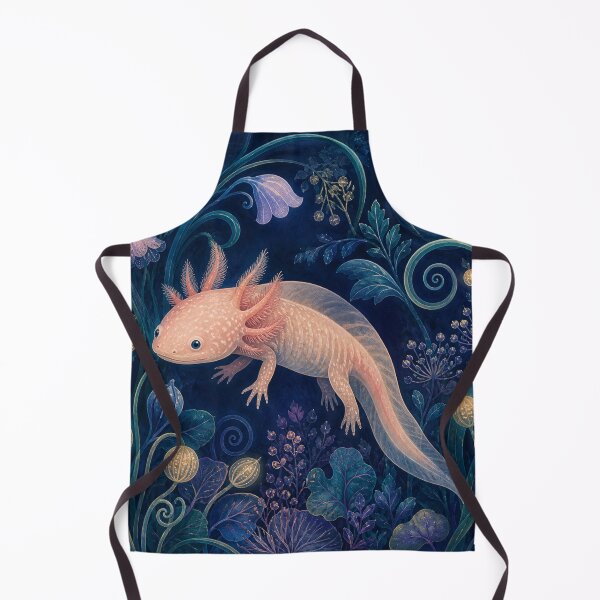 Item preview, Moonlit Axolotl Reed Garden designed and sold by aihrgdesign.