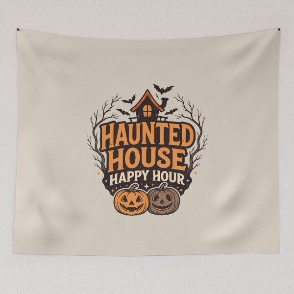 Item preview, Halloween Haunted House - Haunted House Happy Hour designed and sold by No Excuses Supply.