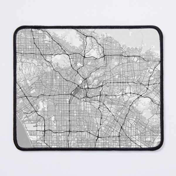 Item preview, Los Angeles Map High Contrast designed and sold by FelipeRomero.
