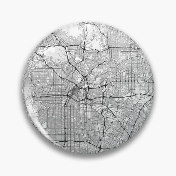 Item preview, Los Angeles Map High Contrast designed and sold by FelipeRomero.