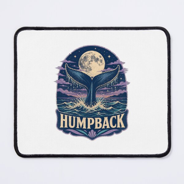 Item preview, Humpback Whale Tail Ocean Art – Vintage Marine Wildlife Design designed and sold by AMICO77.