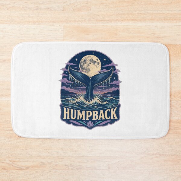Item preview, Humpback Whale Tail Ocean Art – Vintage Marine Wildlife Design designed and sold by AMICO77.