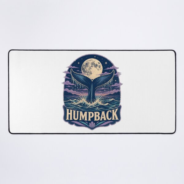 Item preview, Humpback Whale Tail Ocean Art – Vintage Marine Wildlife Design designed and sold by AMICO77.