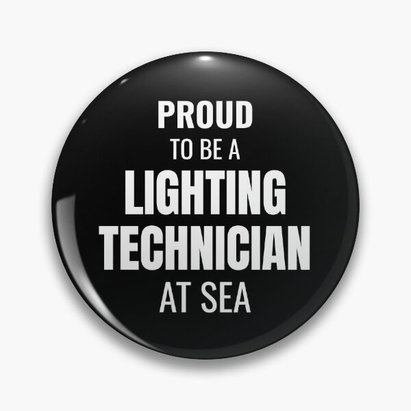 Item preview, Proud to be a Lighting Technician at Sea (White) designed and sold by ShipCrewNation.