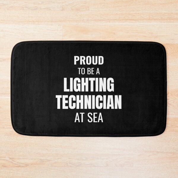 Item preview, Proud to be a Lighting Technician at Sea (White) designed and sold by ShipCrewNation.