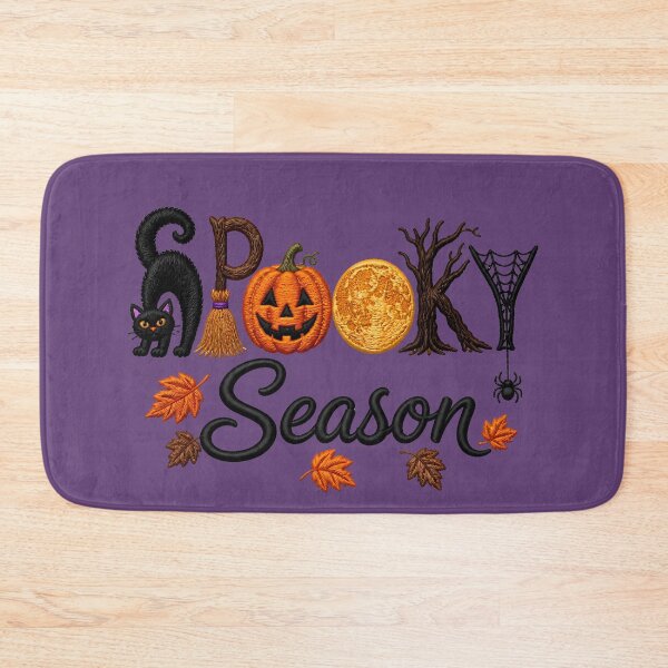 Item preview, Spooky Season Black Cat Pumpkin Fall Shirt designed and sold by VectorJoy.