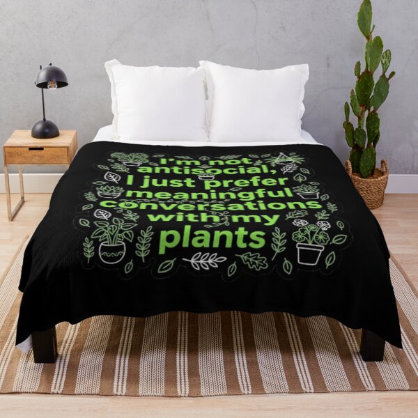 Item preview, I'm Not Antisocial Plant Lover Introvert Funny Green designed and sold by ProjectNoah.