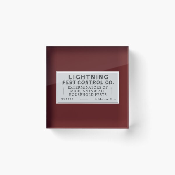 Item preview, Lightning Pest Control designed and sold by Normbot2000.