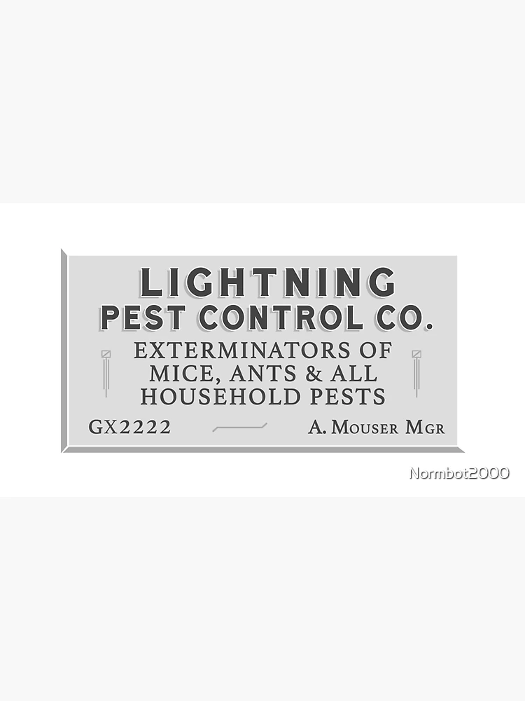 Thumbnail 3 of 3, Cap, Lightning Pest Control designed and sold by Normbot2000.