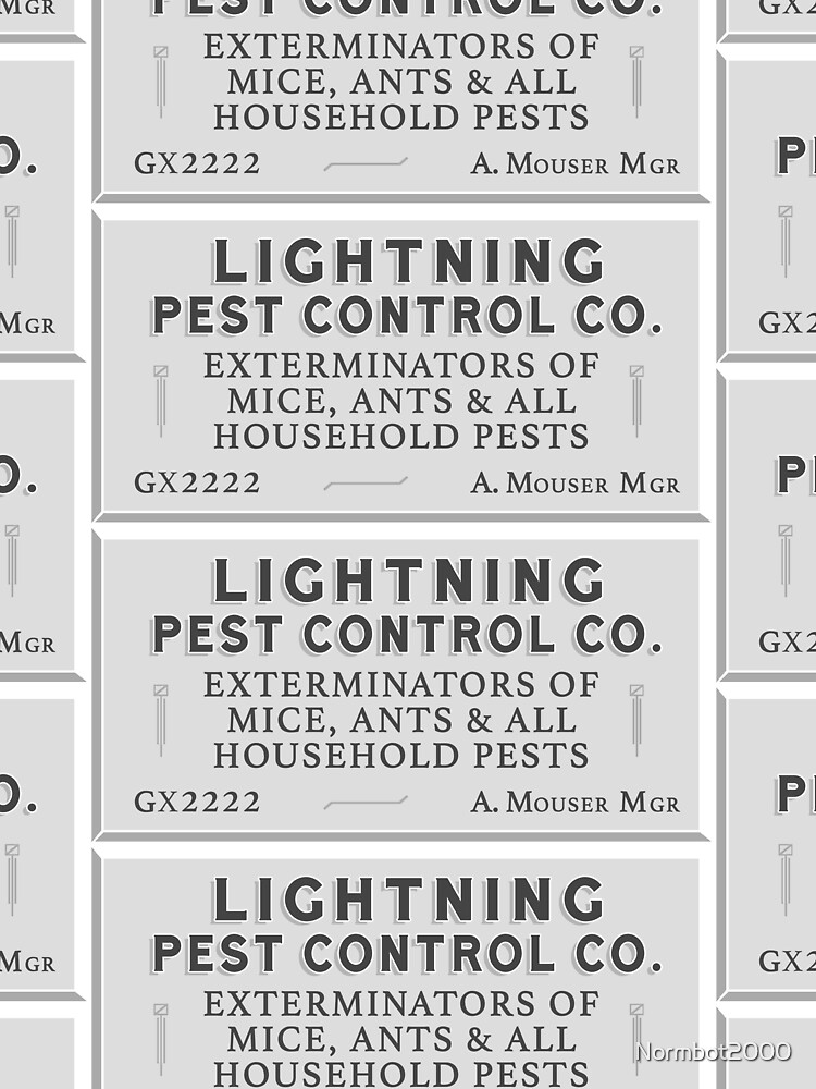 Thumbnail 3 of 3, Scarf, Lightning Pest Control designed and sold by Normbot2000.