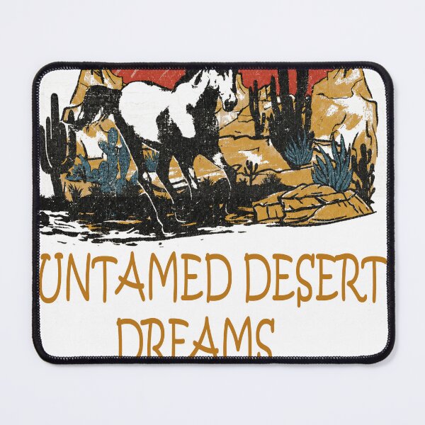 Item preview, Untamed Desert Dreams Vintage Horse Western Art designed and sold by VexioDesign.