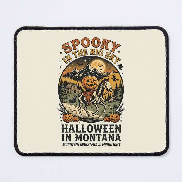 Item preview, Spooky in the big sky - Halloween in Montana designed and sold by ParadoxParadox.