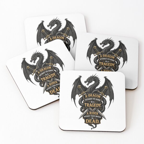 Item preview, A Dragon Without Its Rider - Fantasy Bookish Quote designed and sold by cesarhiar.