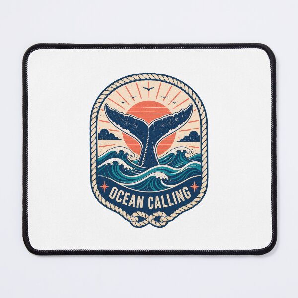 Item preview, Humpback Whale Tail Ocean Art – Vintage Marine Wildlife Design designed and sold by AMICO77.