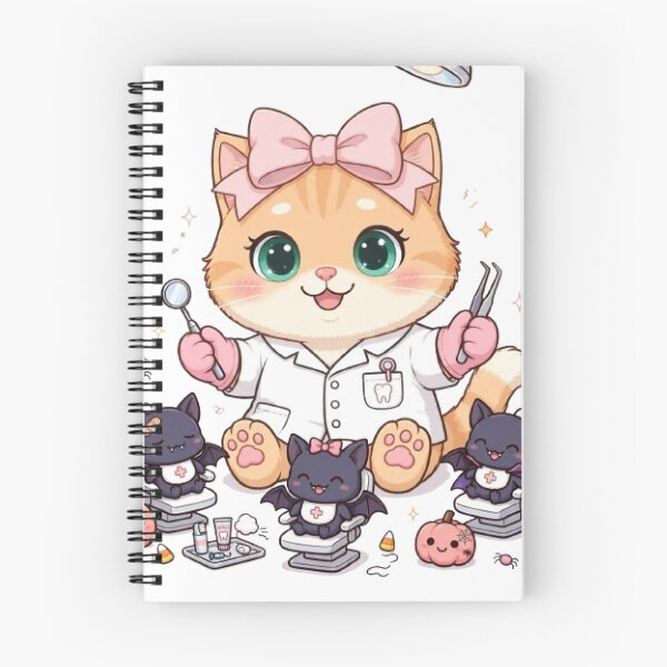 Item preview, Dr Luna The Bat Dentist - Funny Halloween Dentist Cat designed and sold by Moody Vibes Studio.