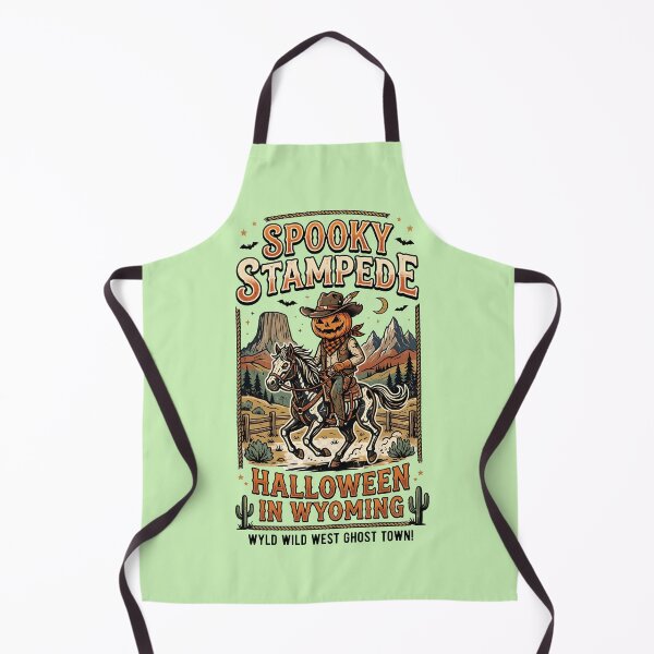 Item preview, Spooky Stampede - Halloween in Wyoming designed and sold by ParadoxParadox.