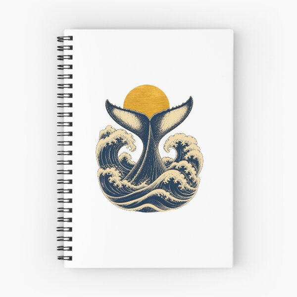 Item preview, Humpback Whale Tail Ocean Art – Vintage Marine Wildlife Design designed and sold by AMICO77.