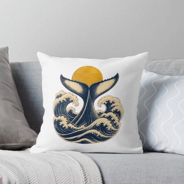 Item preview, Humpback Whale Tail Ocean Art – Vintage Marine Wildlife Design designed and sold by AMICO77.